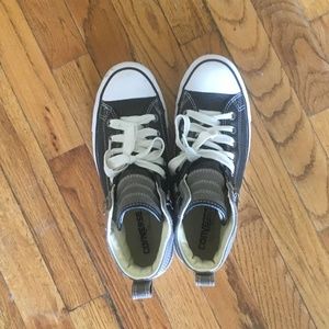 Converse leather shoes high top